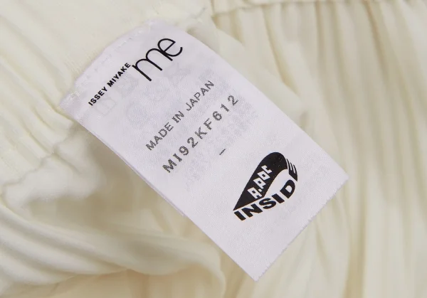 イッセイミヤケ ミーISSEY MIYAKE me A-POC INSIDE ファインニットプリーツワイドクロップドパンツ オフF K-109296_015