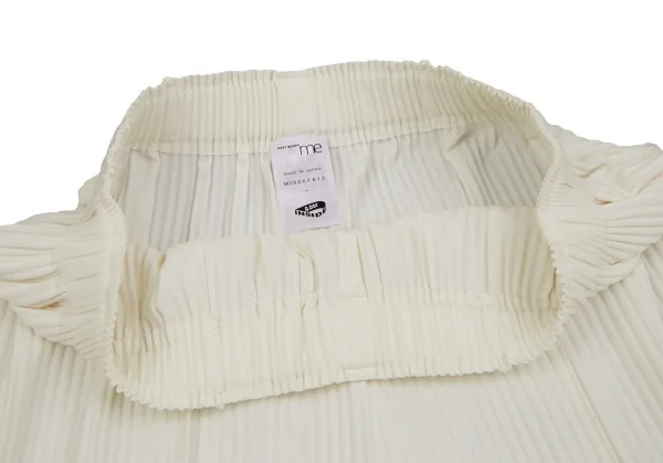 イッセイミヤケ ミーISSEY MIYAKE me A-POC INSIDE ファインニットプリーツワイドクロップドパンツ オフF K-109296_003