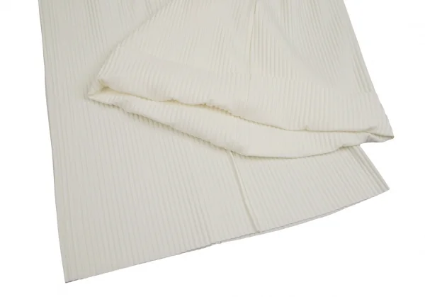 イッセイミヤケ ミーISSEY MIYAKE me A-POC INSIDE ファインニットプリーツワイドクロップドパンツ オフF K-109296_008