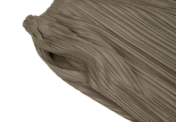 プリーツプリーズPLEATS PLEASE プリーツワイドパンツ ブラウン5 K-109321_003