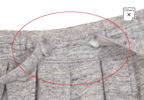 マドモアゼルノンノンMademoiselle NON NON ジャズネップギャザープリーツスカート 杢グレーM位 K-109348_005