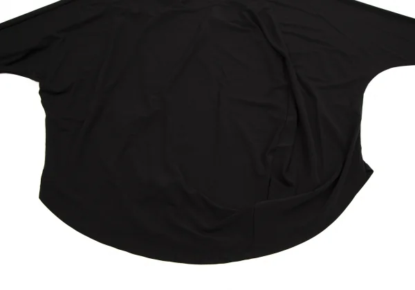 イッセイミヤケ カットソー 2 ブラック 中古・古着通販】ISSEY MIYAKE (イッセイミヤケ) プリーツハイネック