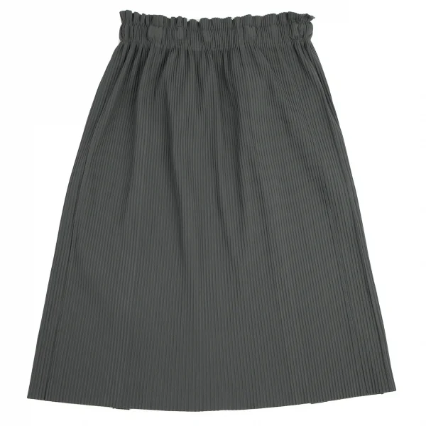 イッセイミヤケ ミーISSEY MIYAKE me ファインニットプリーツスカート グレーF K-109389_013