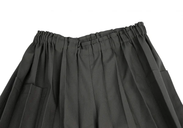 イッセイミヤケ ミーISSEY MIYAKE me アコーディオンプリーツワイドパンツ グレーF K-109393_002