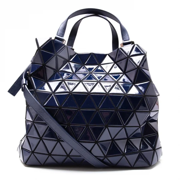 バオバオ イッセイミヤケ BAO BAO ISSEY MIYAKE CRYSTAL GLOSS ショルダーバッグ ネイビー K-109399_002