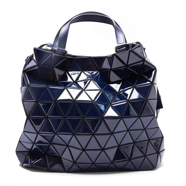 バオバオ イッセイミヤケ BAO BAO ISSEY MIYAKE CRYSTAL GLOSS ショルダーバッグ ネイビー K-109399_004
