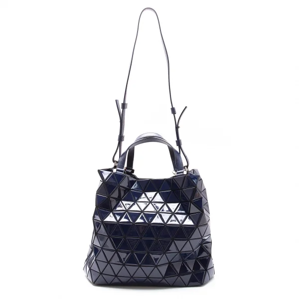 バオバオ イッセイミヤケ BAO BAO ISSEY MIYAKE CRYSTAL GLOSS ショルダーバッグ ネイビー K-109399_006