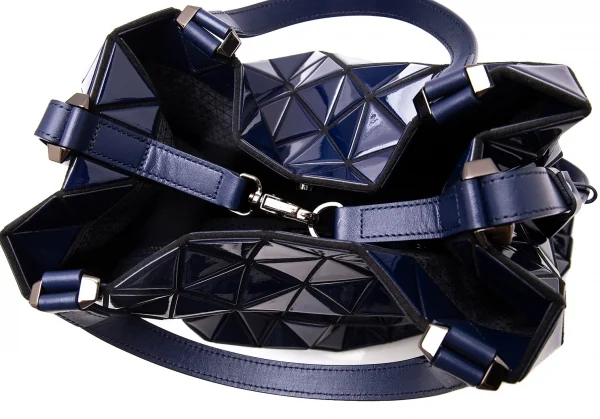 バオバオ イッセイミヤケ BAO BAO ISSEY MIYAKE CRYSTAL GLOSS ショルダーバッグ ネイビー K-109399_009