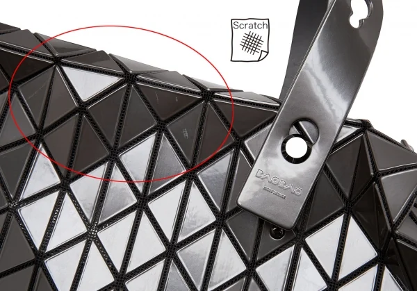 バオバオ イッセイミヤケ BAO BAO ISSEY MIYAKE ルーセントメタリックトートバッグ ガンメタ K-109402_005