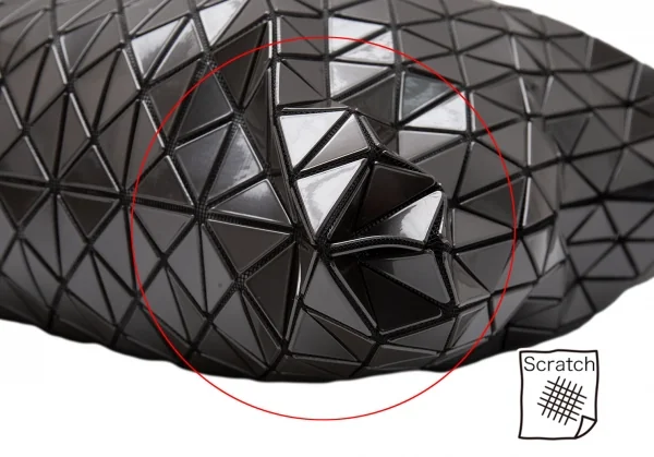 バオバオ イッセイミヤケ BAO BAO ISSEY MIYAKE ルーセントメタリックトートバッグ ガンメタ K-109402_008