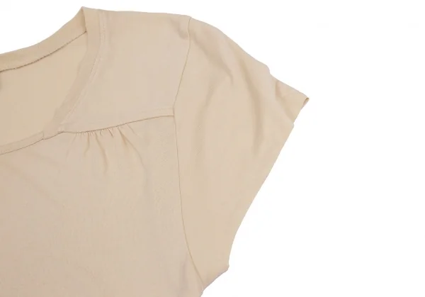 ドリスヴァンノッテンDRIES VAN NOTEN モダールスクエアネックカットソー ベージュS K-109407_005