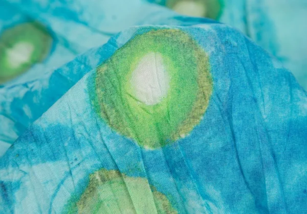 イッセイミヤケ ホワイトレーベルISSEY MIYAKE WHITELABEL 水彩プリントシワプリーツ半袖シャツ 青2 K-109428_015