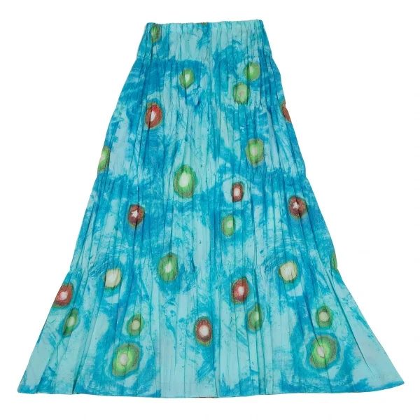 ISSEY MIYAKE WHITELABEL Printed Wrinkle Pleats Skirt K-109429_002