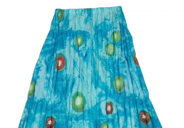 ISSEY MIYAKE WHITELABEL Printed Wrinkle Pleats Skirt K-109429_003