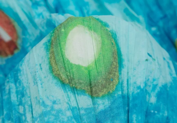 イッセイミヤケ ホワイトレーベルISSEY MIYAKE WHITELABEL 水彩プリントシワプリーツセットアップ 青2 K-109430_017