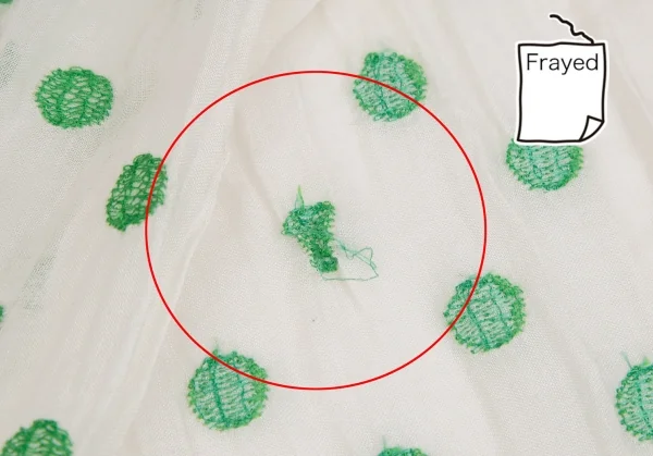 マドモアゼルノンノンMademoiselle NON NON ドット刺繍ストール オフ K-109460_003