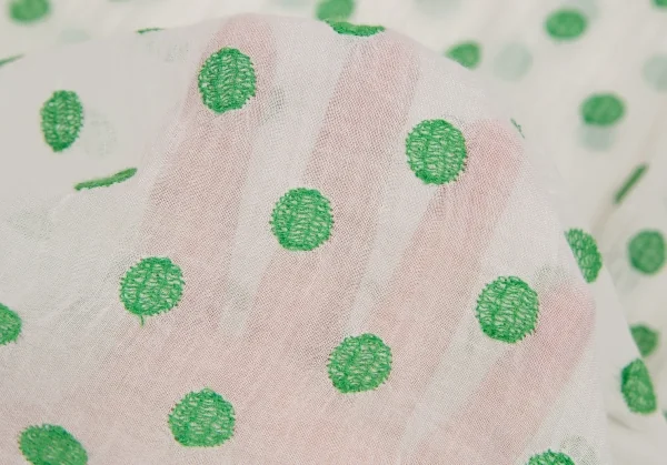 マドモアゼルノンノンMademoiselle NON NON ドット刺繍ストール オフ K-109460_005