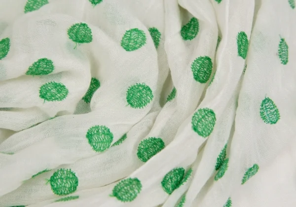 マドモアゼルノンノンMademoiselle NON NON ドット刺繍ストール オフ K-109460_006