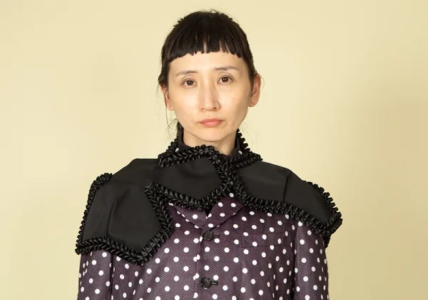 コムデギャルソンCOMME des GARCONS フリルパイピング付け襟 黒S K-109497_011