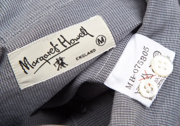 マーガレットハウエルMARGARET HOWELL コットンパピートゥースシャツ グレーM K-109522_014