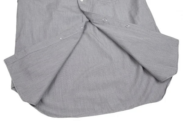 マーガレットハウエルMARGARET HOWELL コットンパピートゥースシャツ グレーM K-109522_009