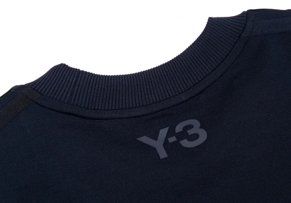 ワイスリーY-3 ジャージーバイカラー3ストライプTシャツ 濃紺XXL K-109551_010