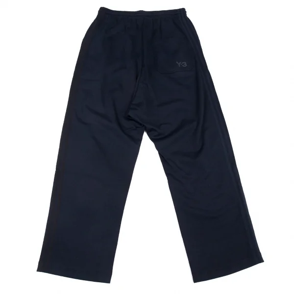 ワイスリーY-3 ジャージーバイカラー3ストライプセットアップ 濃紺XXL・M K-109553_017