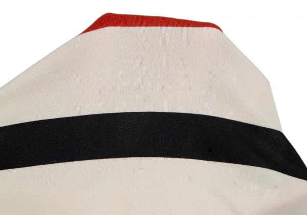 ゴルチエジーンズGAULTIER JEAN'S ボーダーグラフィック切替ノースリーブワンピース オフ茶他40 K-109566_017