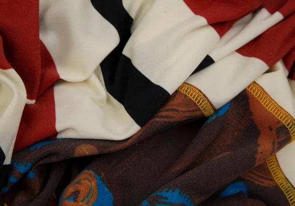 ゴルチエジーンズGAULTIER JEAN'S ボーダーグラフィック切替ノースリーブワンピース オフ茶他40 K-109566_018