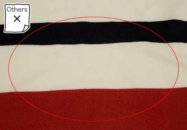 ゴルチエジーンズGAULTIER JEAN'S ボーダーグラフィック切替ノースリーブワンピース オフ茶他40 K-109566_009