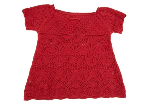 Jean-Paul GAULTIER FEMME Cotton Lace Knit Top & Skirt K-109577_008