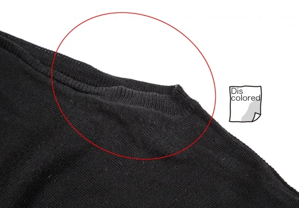 ジャンポールゴルチエ ファムJean Paul GAULTIER FEMME 裾フリンジタートルネックノースリーブニットワンピース 黒40 K-109582_005