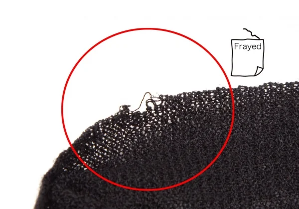 ジャンポールゴルチエ ファムJean Paul GAULTIER FEMME 裾フリンジタートルネックノースリーブニットワンピース 黒40 K-109582_007