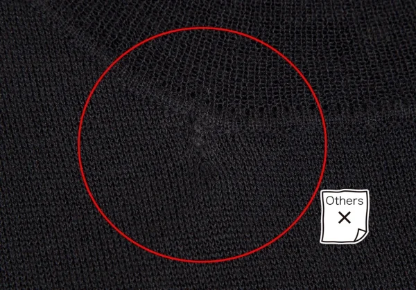 ジャンポールゴルチエ ファムJean Paul GAULTIER FEMME 裾フリンジタートルネックノースリーブニットワンピース 黒40 K-109582_008