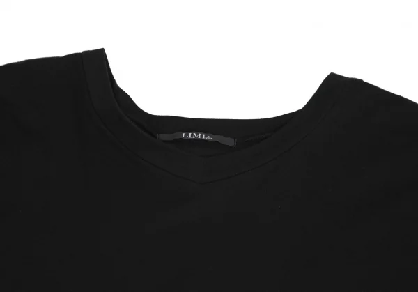 【美品】LIMI feu PRODUCT 0 サイドテープTシャツ 黒 リミフゥ プロダクトゼロLIMI feu PRODUCT 0 サイドテープT