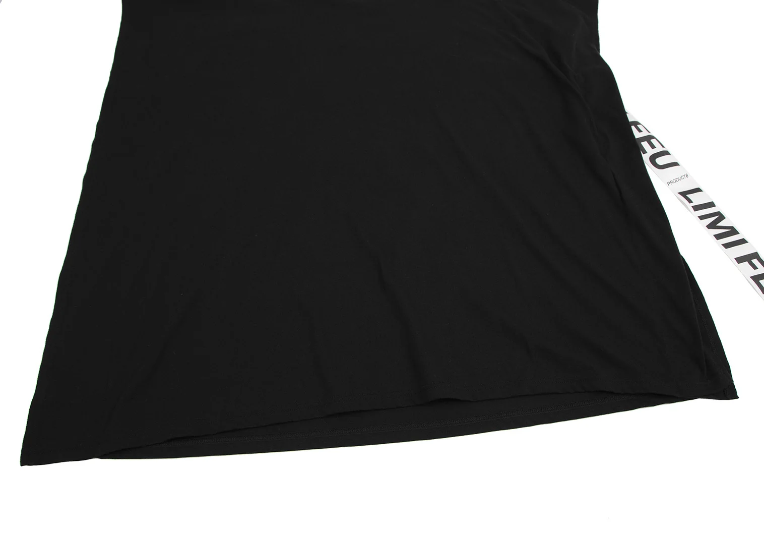 【美品】LIMI feu PRODUCT 0 サイドテープTシャツ 黒 リミフゥ プロダクトゼロLIMI feu PRODUCT 0 サイドテープT