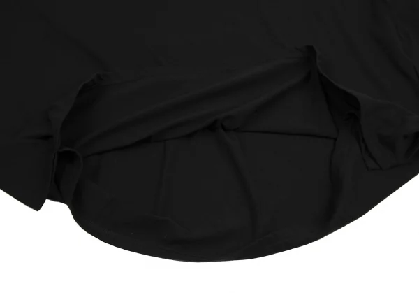 リミフゥ プロダクトゼロLIMI feu PRODUCT 0 サイドテープTシャツカットソー 黒S K-109591_007