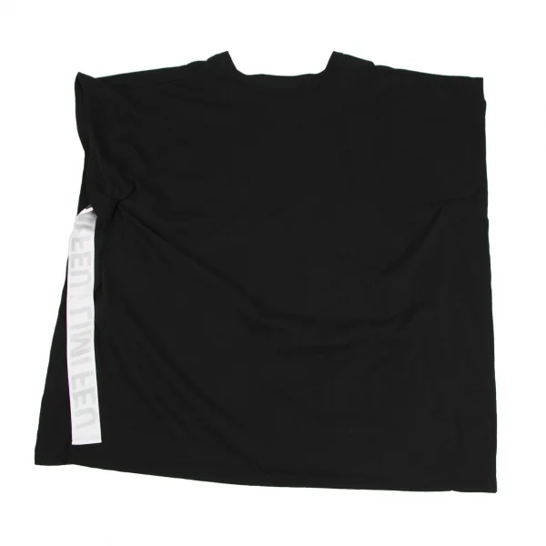 【美品】LIMI feu PRODUCT 0 サイドテープTシャツ 黒 リミフゥ プロダクトゼロLIMI feu PRODUCT 0 サイドテープT