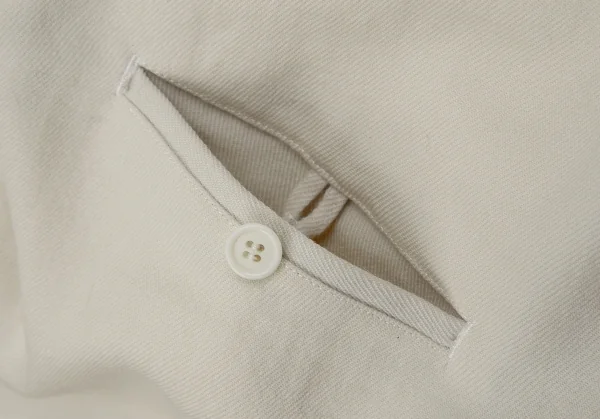 Y's Wool Hem Button Slit Pants K-109598_011