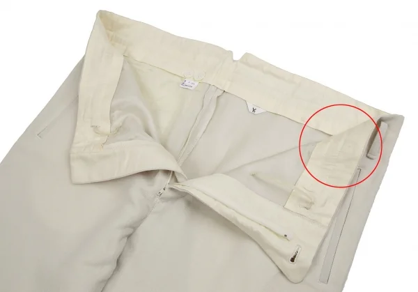 Y's Wool Hem Button Slit Pants K-109598_004