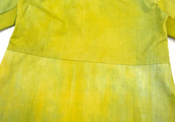 イッセイミヤケ ハートISSEY MIYAKE HaaT むら染め切替1Bジャケット 黄緑3 K-109604_016