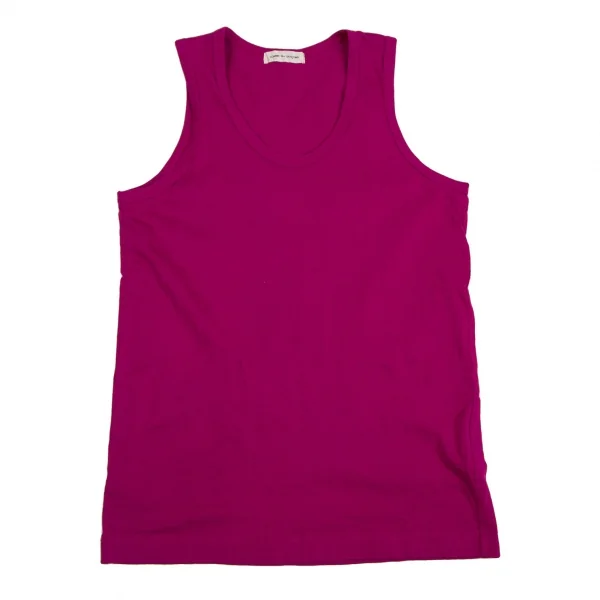 コムデギャルソンCOMME des GARCONS コットンカラータンクトップ 紫M位 K-109616_002