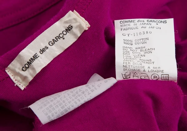 コムデギャルソンCOMME des GARCONS コットンカラータンクトップ 紫M位 K-109616_009