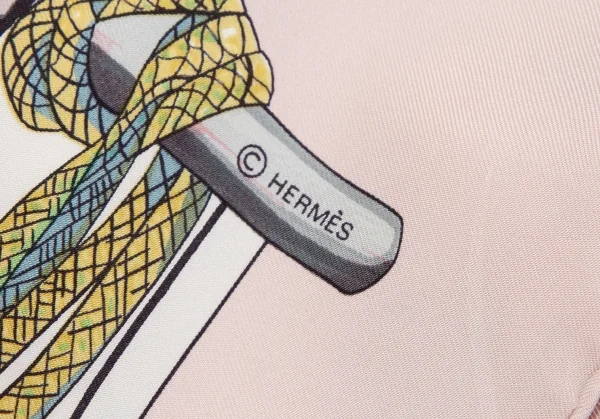 エルメスHERMES カレ90 Pasementerie フリンジタッセルスカーフ マルチ K-109632_013