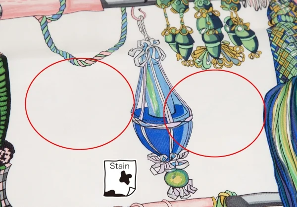 エルメスHERMES カレ90 Pasementerie フリンジタッセルスカーフ マルチ K-109632_007