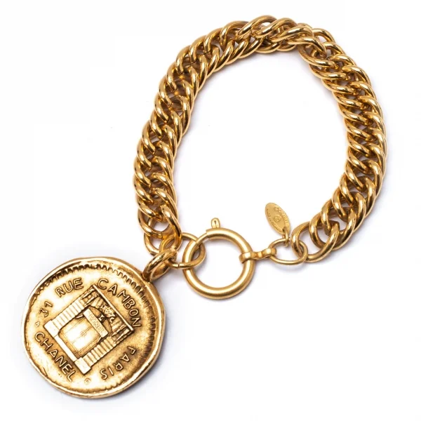 シャネルCHANEL 31 RUE CAMBON カンボン コインチェーンブレスレット ゴールド K-109637_001
