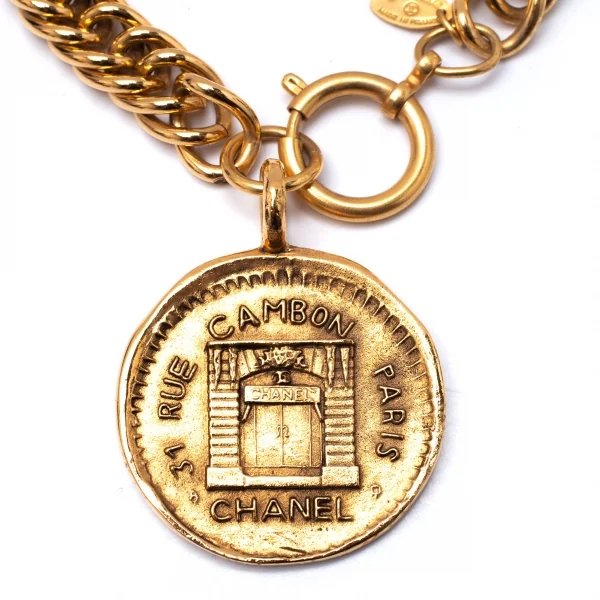 シャネルCHANEL 31 RUE CAMBON カンボン コインチェーンブレスレット ゴールド K-109637_002