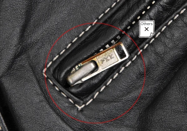 ジュニアゴルチエJUNIOR GAULTIER レザー切替ジレベスト 黒40 K-109642_005