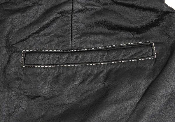 ジュニアゴルチエJUNIOR GAULTIER レザーショートパンツ 黒40 K-109643_006