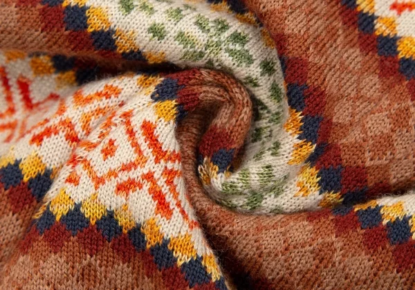 ジャンポールゴルチエ マイユJean Paul GAULTIER MAILLE フェアアイルボーダーニットショートパンツ モカオフ42 K-109652_009